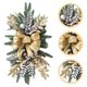 thumbnail image 4 of Escalera de Navidad de la escalera de reverso de la lágrima lágrima barandilla de barandilla decorativa de barandilla, 4 of 6