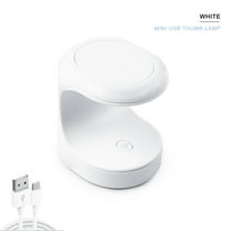 FSTDelivery Nail Stuff for Beginners, Mini Nail Piece Portable Phototherapy Lamp USB Nail Polish Baking Lamp, DIY Nails at Home, Nail Supplies, Christmas Birthday Gifts for Women