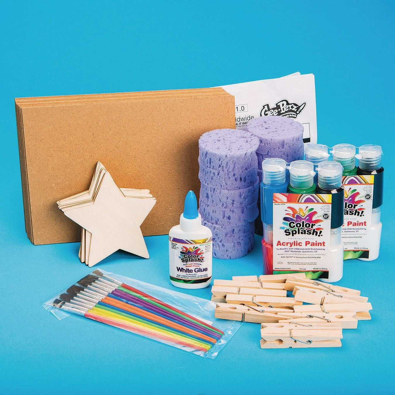 Star Mini Clipboard Craft Kit (Pack of 12)