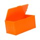 thumbnail image 5 of Estuche de almacenamiento de contenedor de carga en miniatura con tapa y soporte único de gran capacidad. Naranja, 5 of 9