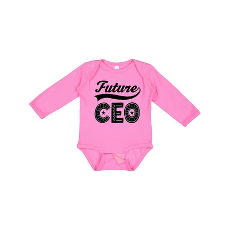 

Inktastic Future CEO Boss Gift Gift Baby Boy or Baby Girl Long Sleeve Bodysuit
