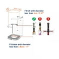 thumbnail image 3 of Acrylic Lightsaber Wall Mount Stand, Vertical Displaying Holder Rack With Screw Mounting Kit, Personalized For Home  Decoration, 3 of 8