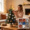 thumbnail image 2 of Sahpxhe 99 Pcs Christmas Ornament Balls Set Shatterproof Plastic for Tree Holiday Wedding Party Decoration, 2 of 9