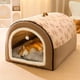 thumbnail image 3 of Winter Cat Dog Bed Mat Deep Sleep Tent Cozy Geometric House Nest Removable Washable for Medium Large Dogs Pet Supplies ShopWise Round, 3 of 8
