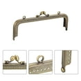 thumbnail image 4 of Monedero de Metal Unique Bargains 3uds 8.07' Bronce Cierre Marco Rectángulo Relieve, 4 of 6