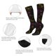 thumbnail image 3 of Fotbe Butterfly Calcetas Divertidas Estampadas para Hombre y Mujer, Calcetas de Algodón hasta la Rodilla para Caminar, Correr, Enfermería y Embarazo, 3 of 6