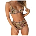 thumbnail image 1 of Bikini pour Femmes Imprimé Maillot de Bain Deux Pièces Ensemble de Plage, 1 of 6