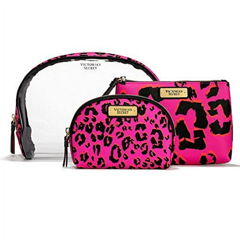 Victoria's Secret Leopard Cosmetic Bag Trio Reviews 2023