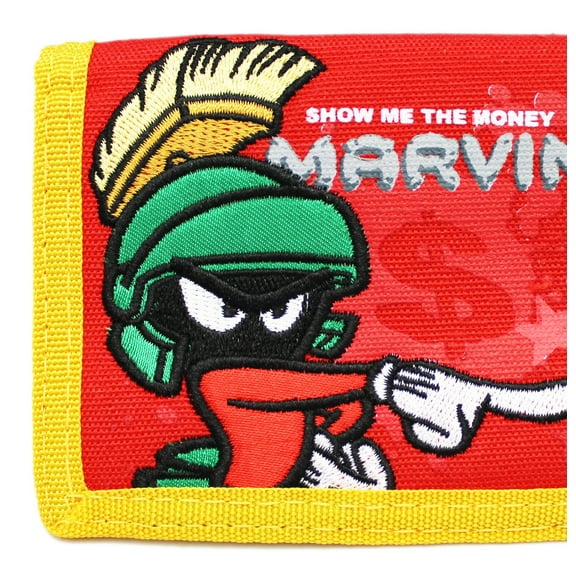 Marvin the Martian Show Me the Money Kids Tri-Fold Wallet