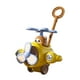 thumbnail image 3 of Carrito de empuje divertido para bebé, actividades de aprendizaje preescolar, educación temprana, juguete para caminar, carrito de juguete de dibujos amarillo, 3 of 8