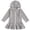 Grey, variant on CPNG Girls Swim Cover Up Solid Color Hooded Zip Up Terry Swimsuit Coverup Towel Bathing Suit Bathrobe Absorbent Pool Beach Robe Dress(Colorful,3-4 Years)