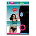 thumbnail image 3 of Hanes Ultimate Women's Cool Comfort Microfiber Hi-Cut Underwear, 4-Pack, 3 of 4