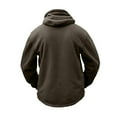 thumbnail image 5 of Mgmyaa Men's Hooded Thermal Fleece Jacket with Multi Pockets for Skiing Snowboarding Winter Sports Outwear, 5 of 5