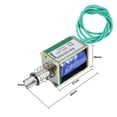 thumbnail image 2 of Unique Bargains XRN-0837 DC 12V 20N 10mm Pull Type Open Frame Solenoid Electromagnet, 2 of 5
