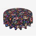 thumbnail image 1 of Mexico waterproof printing waterproof round tablecloth can do any other pattern, 1 of 6