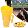 thumbnail image 5 of Bohorizon Snack and Drink Combo Cup Stadium Tumbler Snackeez Cup (Yellow), 5 of 5