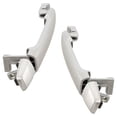 thumbnail image 3 of Rear Pair Exterior Door Handle Compatible with 2007-2013 Mitsubishi Outlander Silver Without Key Hole 5716A013HA, 5746A007HA, 5716A013HA, 5746A007HA, 5716A014HA, 5746A008HA SE, 3 of 8