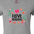 thumbnail image 4 of Inktastic Book Lover I Love Reading Women's T-Shirt, 4 of 5