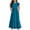 Light Blue, variant on Mikilon 6-12 Years Girls Casual Maxi Solid Color Dress Short Sleeve Holiday Dresses with Pockets