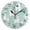 Black Needle, variant on 10" Artistic Round Wall Decorative Desk Clock Wall Clock Home Decor Cute Cartoon Llama Pattern