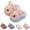 Coffee, variant on Dakaela Kids Slippers Cute Animal Winter Warm House Shoes Toddler Boys Girls Bunny Fuzzy Plush Bedroom Slides Pink Size 6.5