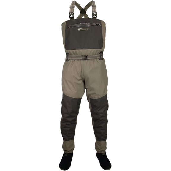 Paramount Outdoors Deep Eddy Men's Stockingfoot Breathable Waders, ELK, X-Large