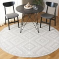 thumbnail image 2 of SAFAVIEH Prairie Ethelbert Geometric Area Rug, Beige/Ivory, 6'7" x 6'7" Round, 2 of 10