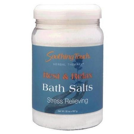 Soothing Touch Stress Relieving Bath Salts, Rest & Relax, 32