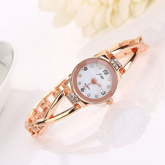 Fashion Women Girl Bracelet Watch Quartz OL Ladies Alloy Wrist Watch Indian Bangles for Women