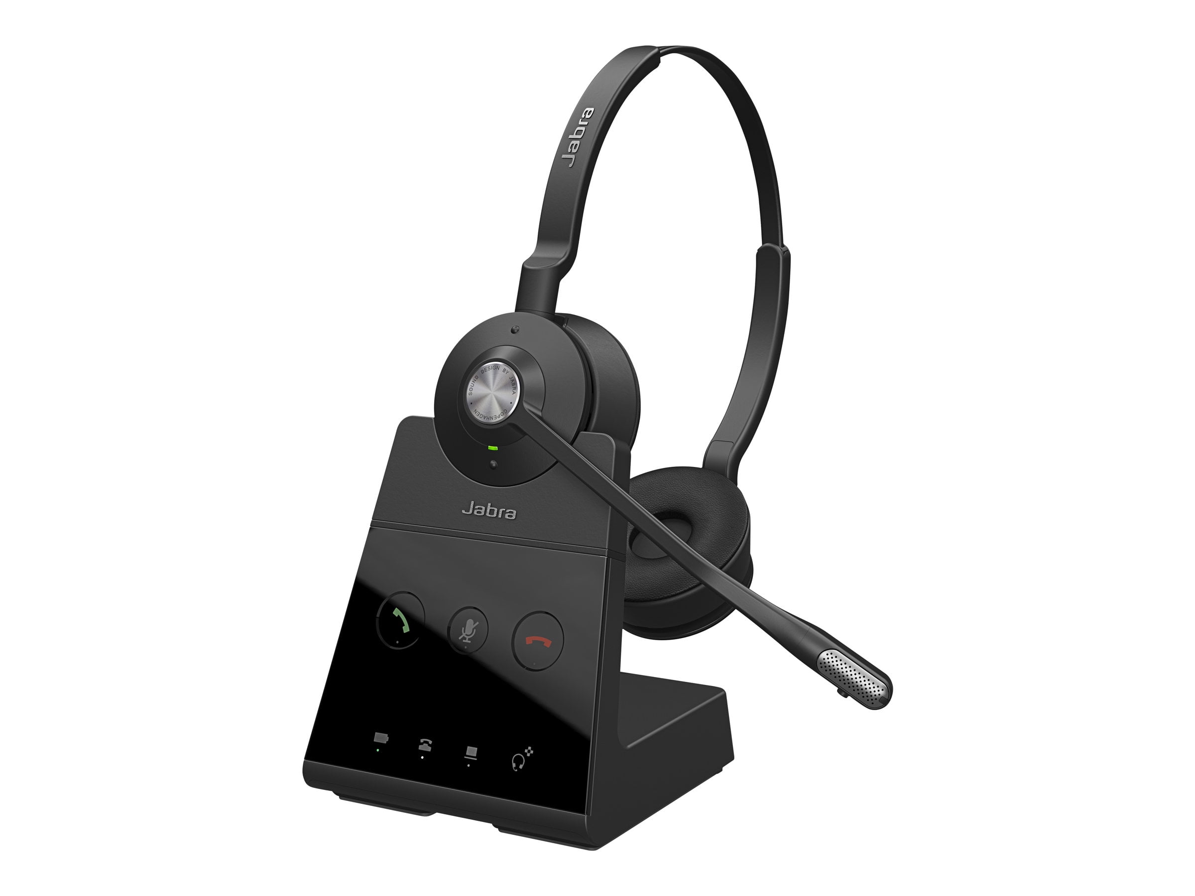 Jabra Evolve2 65 Flex Black Wireless Bluetooth Headset, Link 380c