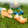 thumbnail image 4 of Ludlz Lovely Resin Dog Landscape Miniature DIY Doll Model Statue Home Garden Decor, 4 of 7