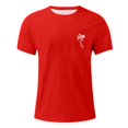 thumbnail image 1 of Men's Hawaii Printed T-Shirt Men's Loose Casual Short Sleeve Top4XL, 1 of 4