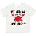 thumbnail image 3 of Inktastic Mamaw Loves Me Grandson Gift Boys or Girls Toddler T-Shirt, 3 of 5