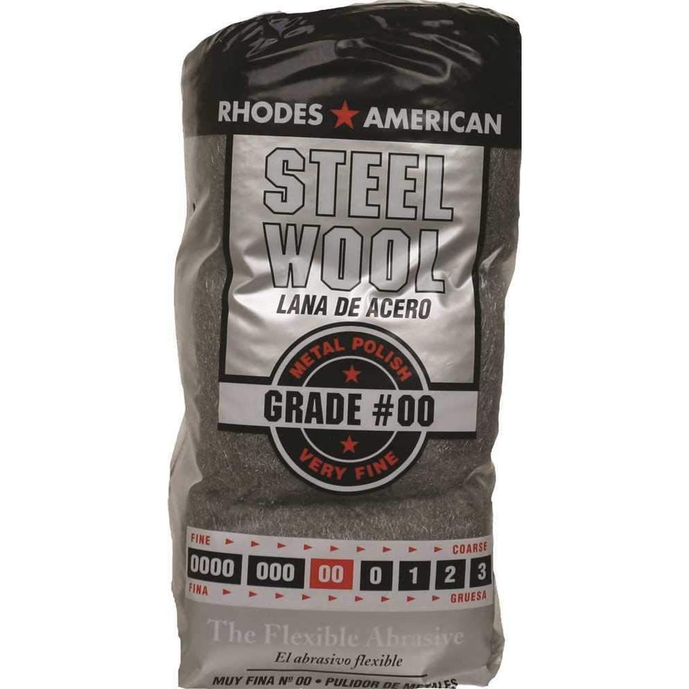 16 pad Steel Wool Very Fine Grade #00 Rhodes American Metal Polishing 