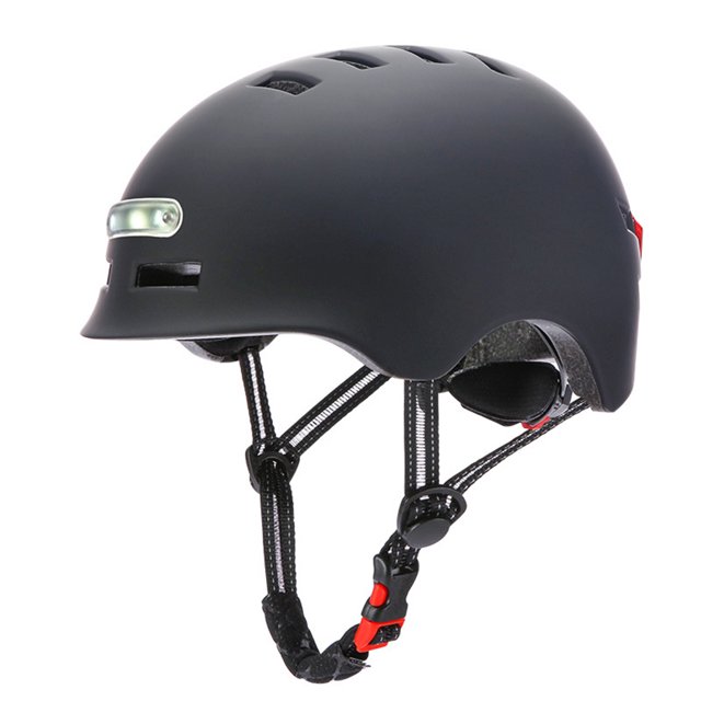 Casco de bicicleta MTB Luz de advertencia Scooter Motocicleta Equilibrio Cascos de bicicleta Transpirable