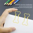thumbnail image 3 of Clips de Papel con Forma de Hueso de Perro 100 Uds Bonitos Clips Metálicos Ligeros para Marcapáginas Divertidos Clips de Papel para Organizar Documentos ANGGREK  Otros, 3 of 8