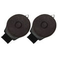 thumbnail image 6 of KAKOWELY Car Rotating Seat Cushion Coffee Fabric 2Pcs 16.9X15.7X1.2In, 6 of 8