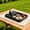 Black, variant on Serving Tray with Wine Glass Holder, Couch Snack Tray with Handles for Wine, Cheese and Fruit, Tray for Sofa, Coffee Table, Wedding and Housewarming Gift