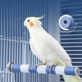 thumbnail image 4 of NIBOLOG Bird Stand Pole Comfortable Grip Parrot Perches Cage Playtime Parrot Bird Chew Toy Bite-resistant Detachable Pet Supply, 4 of 8