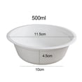 thumbnail image 2 of AMERTEER 50Pcs Biodegradable Disposable Bowl Environmental Kitchen Hot Cold Use Container, 2 of 10