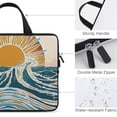 thumbnail image 3 of WERPE waves Diving Fabric Laptop Sleeve Carrying Bag Laptop Bag 15inch, 3 of 5
