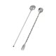 thumbnail image 4 of 1 colocar un agitador de acero inoxidable Coftail Spoon Spoon Swizzle Stick y revuelva cuchara, 4 of 6