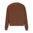 thumbnail image 6 of Men's Overszied Crewneck Sweatshirt Casual Lightweight Fleece Basic Pullover Tops Solid Color Soft Loose fit Sweatshirt, 6 of 6