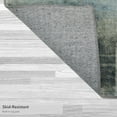 thumbnail image 3 of Washable Skid-Resistant Runner Rug Geometric Taupe 24" x 72", 3 of 9