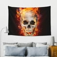 thumbnail image 5 of Junzan Satanic Skull for Tapestry - Home DéCor Tapestry Cute & Funny Tapestry Wall Hanging Party Poster Tapestry for Bedroom Living Room Dorm Wall 60×40in, 5 of 8