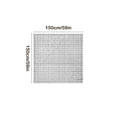 thumbnail image 4 of Tyidzon Window Screens for House Windows Adjustable Diy Window Screen for House Window Patio Black, 59x59 Inch, 4 of 7