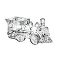 thumbnail image 1 of Godinger Votive Candle Holder Holiday Crystal Train Engine, 1 of 3