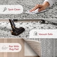 thumbnail image 2 of nuLOOM Vasiliki Moroccan Shag Tasseled Area Rug, 6' 7" x 9', Vasiliki Grey, 2 of 8