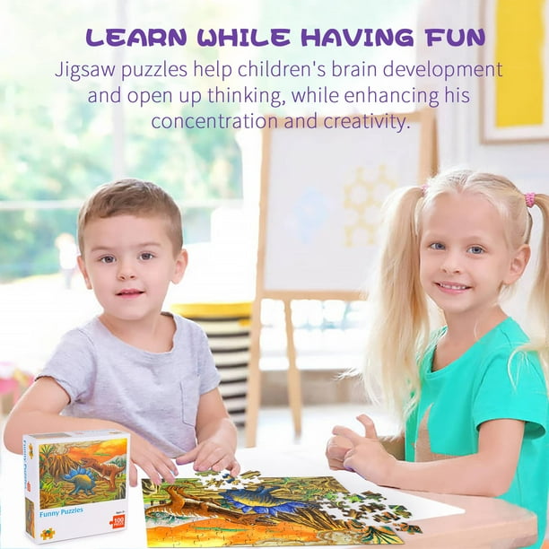 4 ans garçon cadeau pour les enfants: Puzzle jouet 5 ans jeu éducatif pour  les enfants 6 ans 7 ans 8 ans dinosaure cadeau pour les enfants de plus de 4  ans