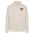 thumbnail image 2 of Men's Levelwear Khaki Chicago Cubs Murray Core Logo Quarter-Zip Pullover Top, 2 of 3